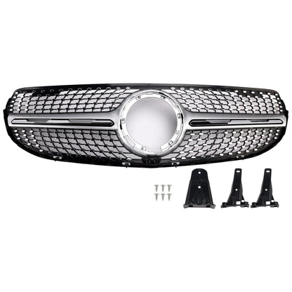 2020-2022 Mercedes-Benz GLC-Class X253 GLC250 GLC300 Diamond Front Bumper Grille