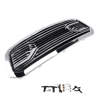 2013-2018 Dodge Ram 1500 Big Horn Style Chrome Front Bumper Grille