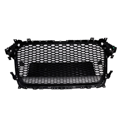 2013-2016 Audi A4 S4 B8.5 RS4 Style Front Bumper Grille with Quattro Badge