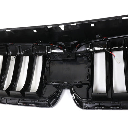 2023-2024 BMW X1 U11 U12 Gloss Black Front Bumper Kidney Grille — Large Set