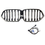 2023-2025 BMW X6 G06 M60i Black Front Bumper Grille with Camera Hole