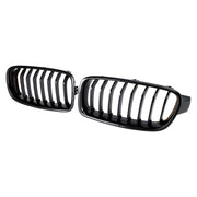 2012-2019 BMW 3 Series F30 F31 F35 Gloss Black Front Kidney Grill — Pair (51137263481 / 51137263482)