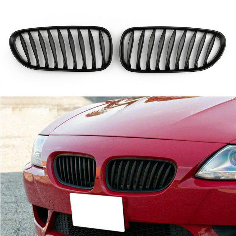 2003-2008 BMW Z4 E85 E86 Matte Black Sport Front Kidney Grille
