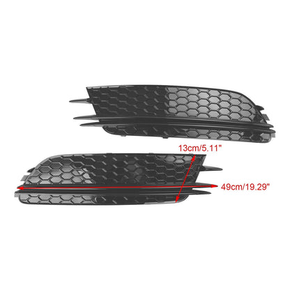 2012-2015 Audi A6 C7 Sedan Avant Standard Version Front Fog Light Cover Bezel Grille — Pair (7911070549)