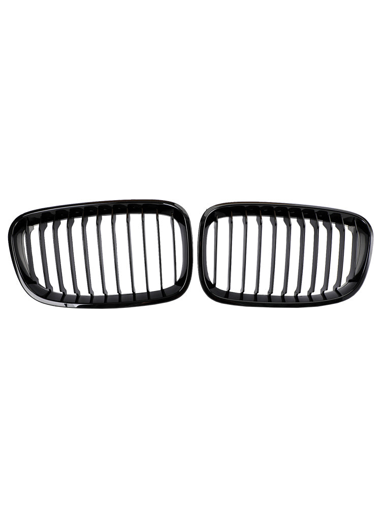 2012-2014 BMW 1 Series F20 F21 3-Door Pre-Facelift Front Bumper Kidney Grille — Pair (51137239021 / 51137262119)