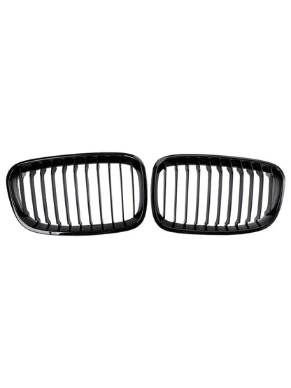 2012-2014 BMW 1 Series F20 F21 3-Door Pre-Facelift Front Bumper Kidney Grille — Pair (51137239021 / 51137262119)