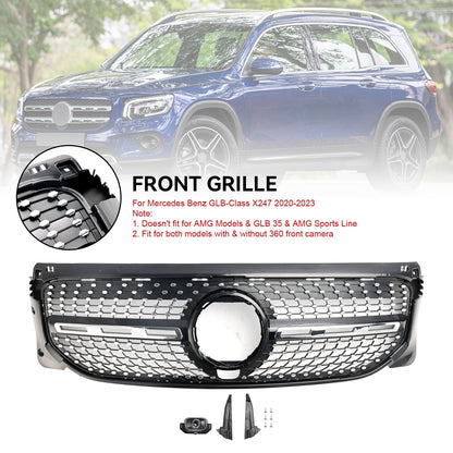 2020-2023 Mercedes-Benz GLB-Class X247 Diamond Front Bumper Grille