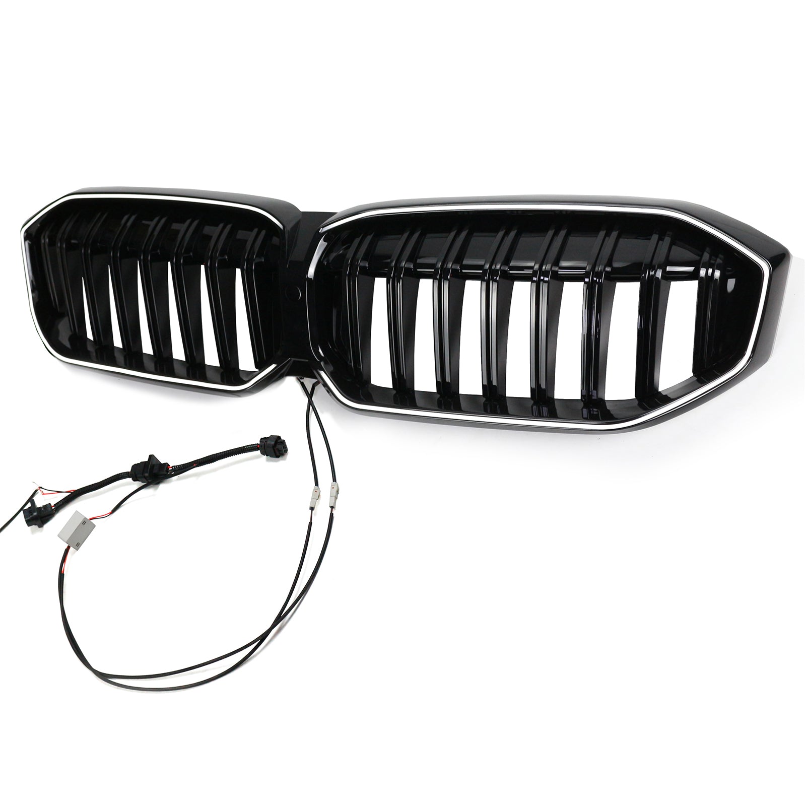 2023-2024 BMW 3 Series G20 G21 G28 Gloss Black Front Kidney Grille Mesh