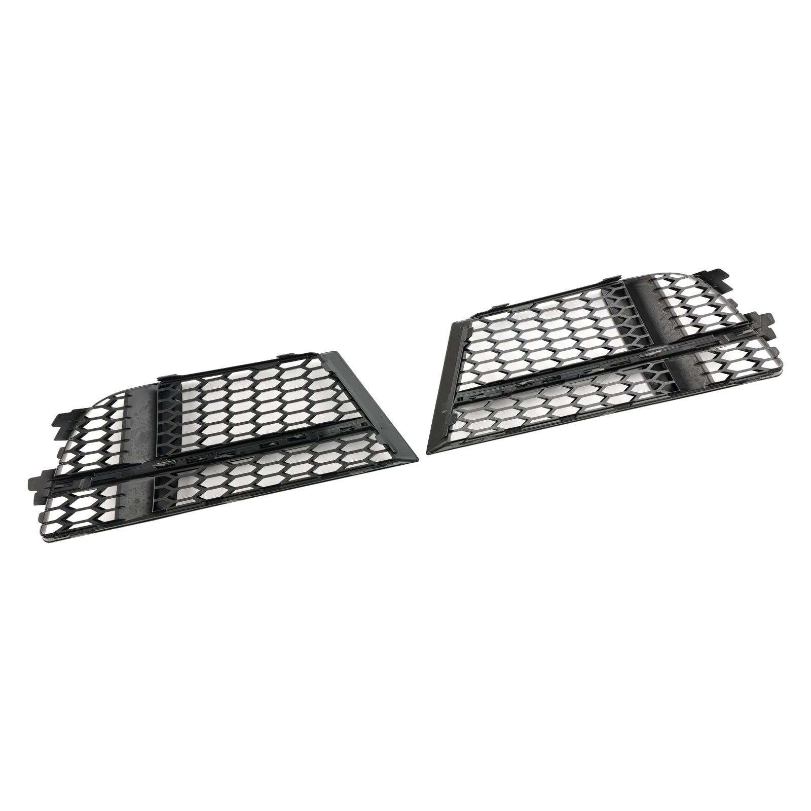 2016-2020 Audi A3 8V S-Line Front Fog Light Cover Bezel Grille — Pair (8V3807681AE / 8V3807682Q)