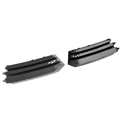 2015-2018 Audi A1 8X Front Bumper Fog Light Cover Grille — Pair (8XA807681B / 8XA807682B)