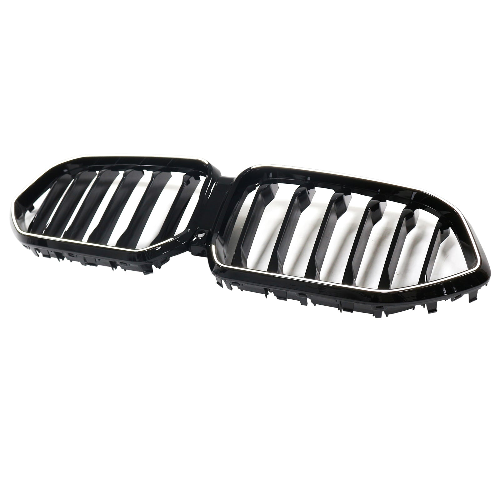 2023-2025 BMW X6 G06 M60i Black Front Bumper Grille with Camera Hole