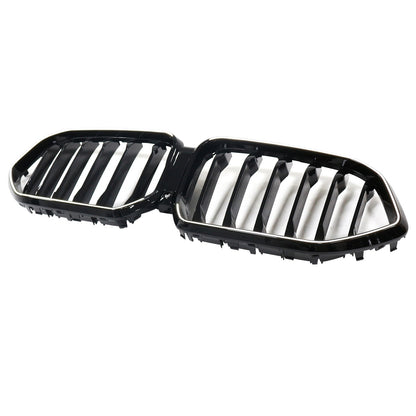 2023-2025 BMW X6 G06 M60i Black Front Bumper Grille with Camera Hole