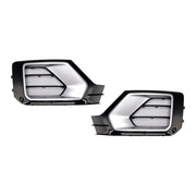 2016-2020 Audi Q2 Front Bumper Fog Lamp Grille — Pair (81A807681G)
