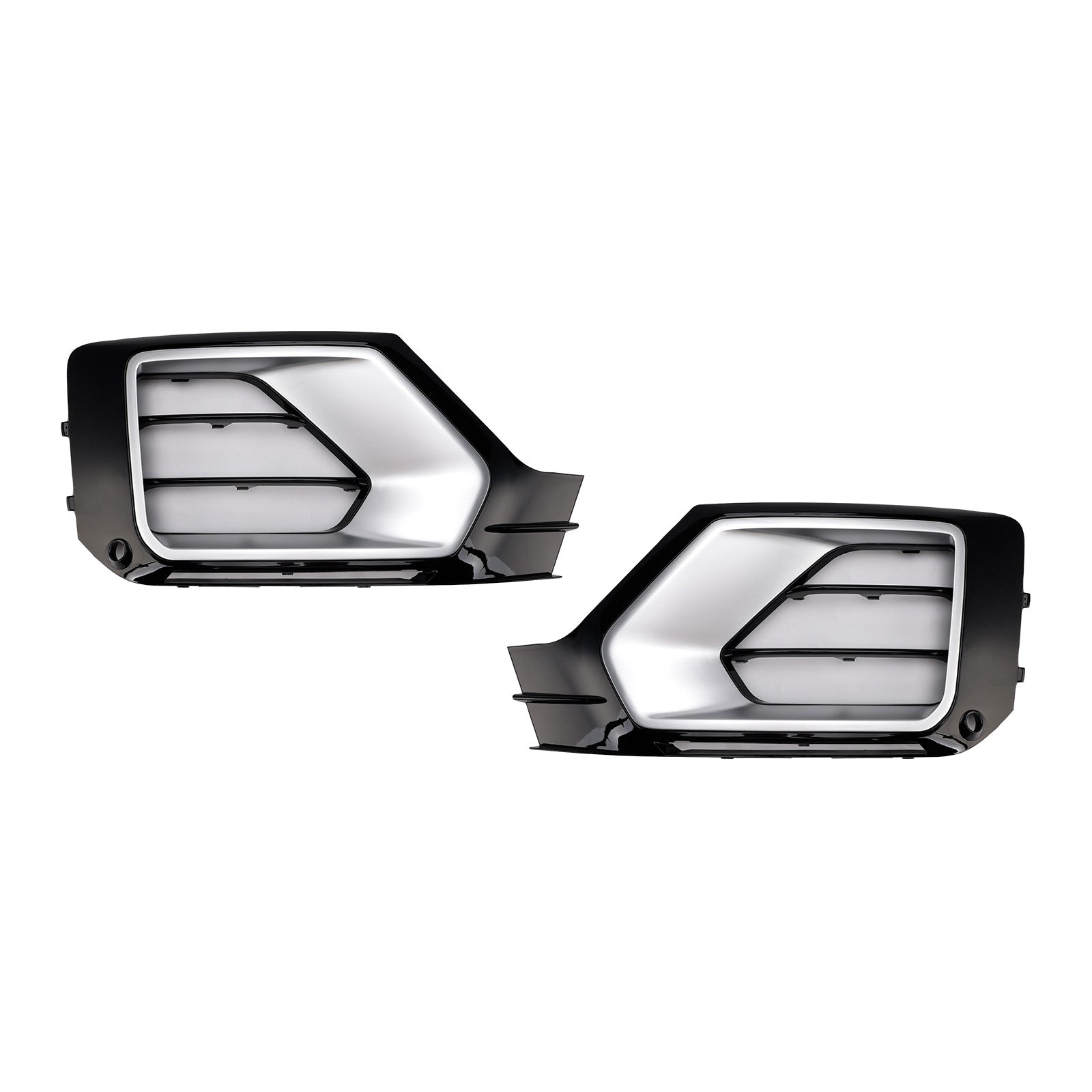 2016-2020 Audi Q2 Front Bumper Fog Lamp Grille — Pair (81A807681G)