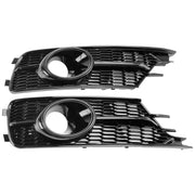 2016-2018 Audi A6 C7 with ACC Front Bumper Lower Light Cover Grille — Pair (4G0807647A)