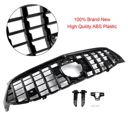 2020-2024 Mercedes-Benz CLA-Class W118 C118 GTR Style Black Front Bumper Grille