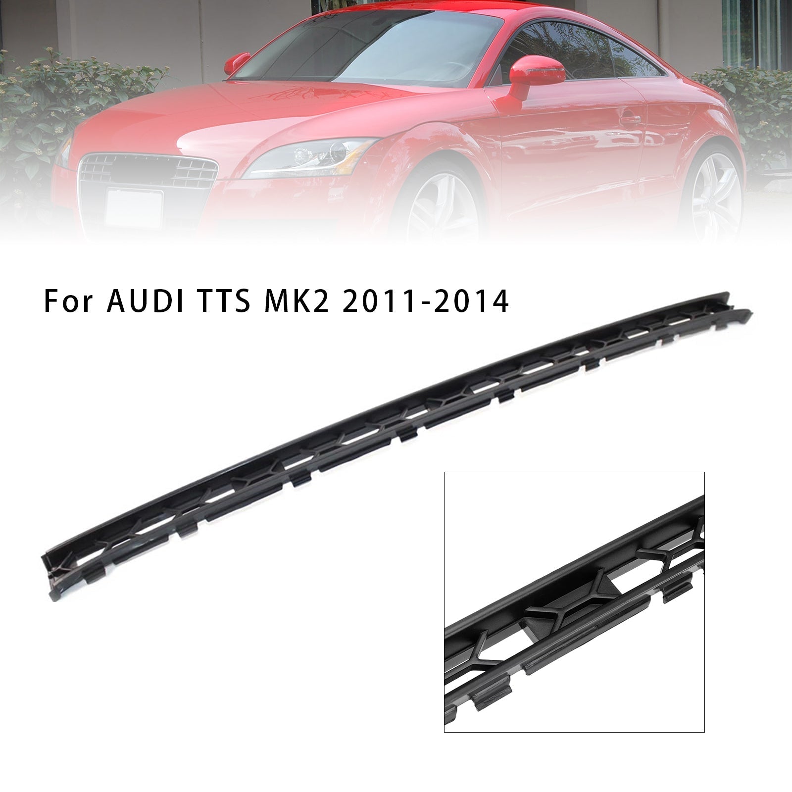 2011-2014 Audi TTS MK2 Front Bumper Lower Center Grille (8J0807697H)