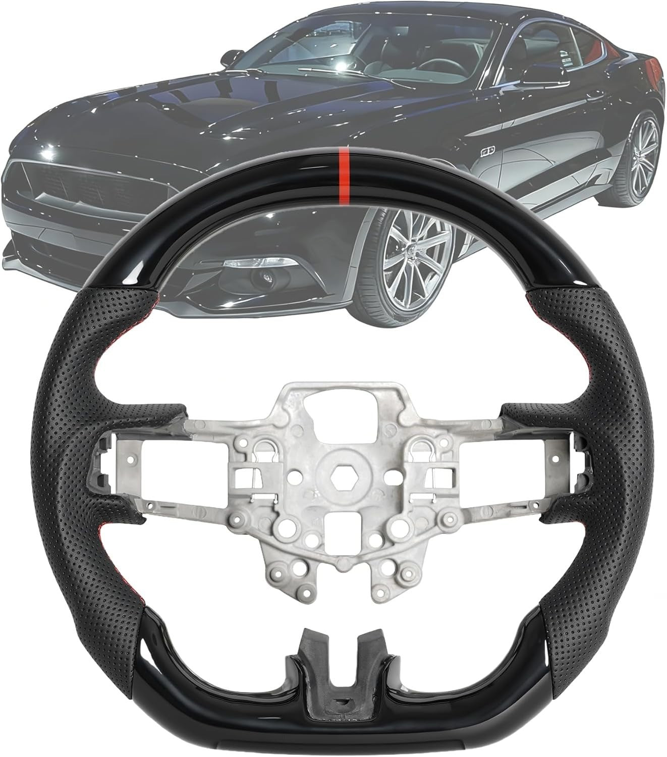 Steering Wheel for 2015-2017 Mustang EcoBoost/GT/V6/Shelby GT350/GT350R