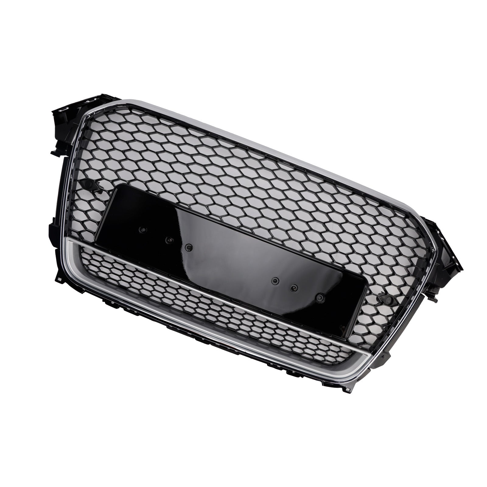 2013-2016 Audi A4 S4 B8.5 RS4 Style Front Bumper Grille with Quattro Badge