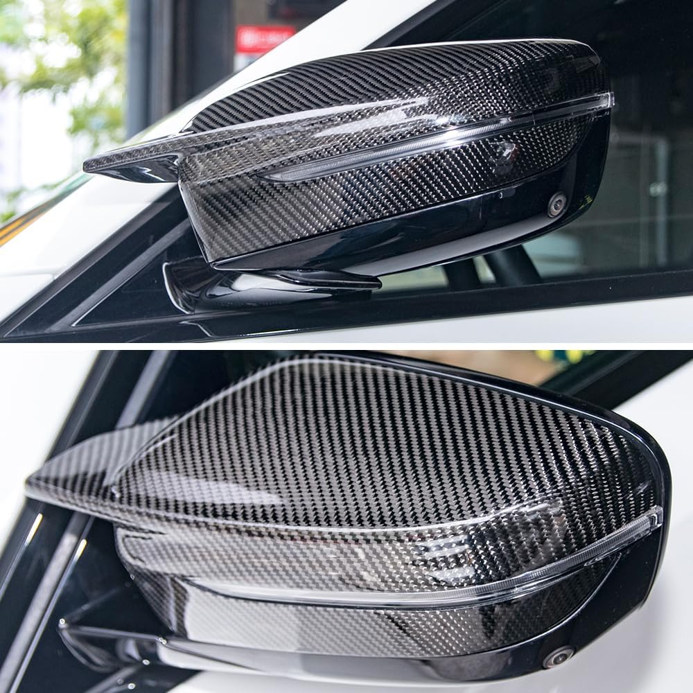 AeroBon CF Mirror Caps BMW 3 Series G20 (2019-2025) - installed on vehicle
