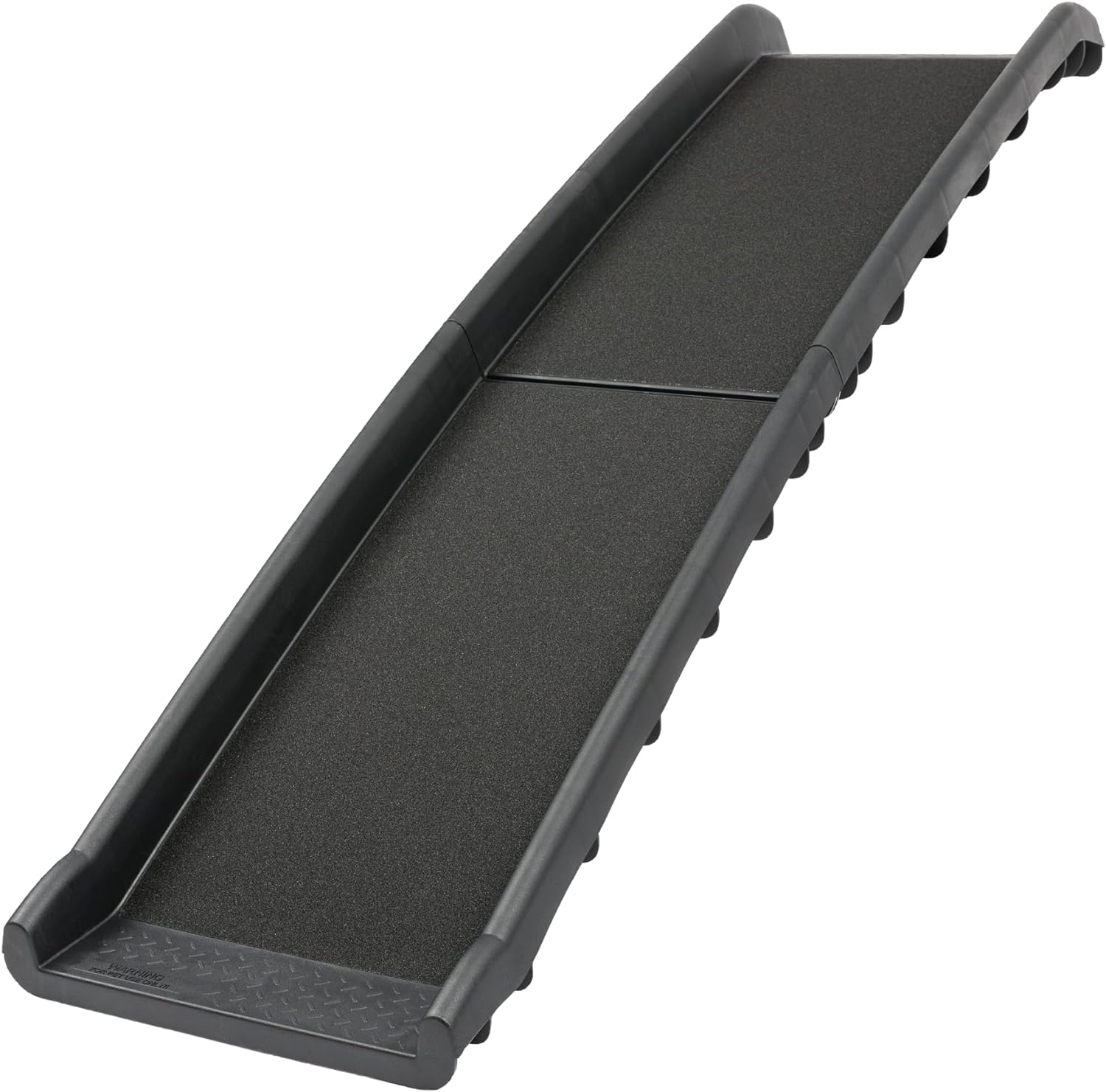 Folding Pet Ramp for Cars, Trucks, & SUVs- 62 Inch Portable for Large Dogs with Siderails, Non-Slip- Weighs Only 10 lb, Supports up to 150 lb, Easy Storage, Folds in Half - OMOTOR