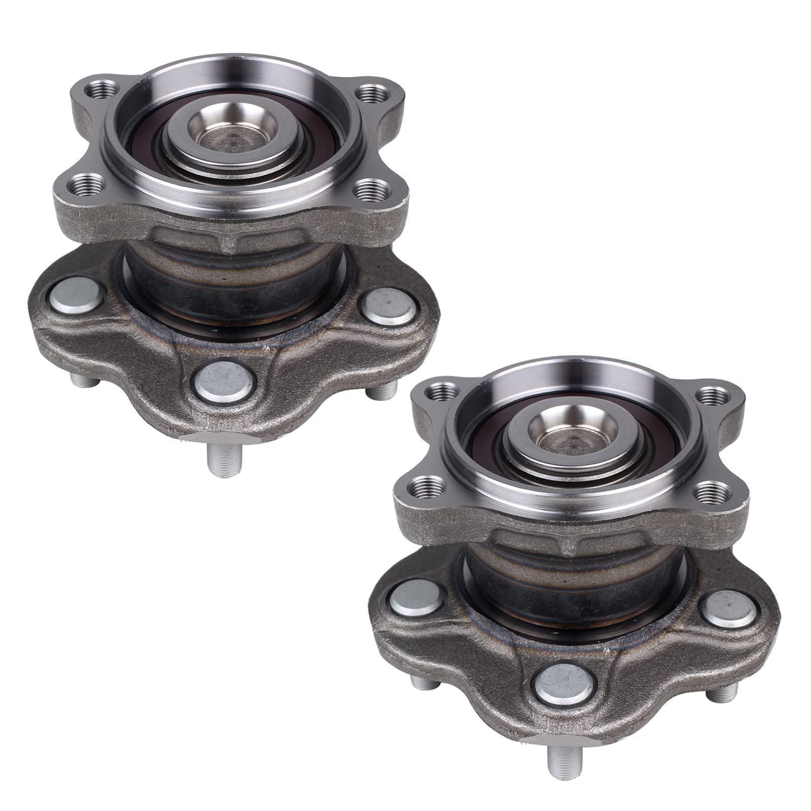2Pcs Rear Wheel Hub Bearing for 2002-2006 Nissan Altima, 2004-2008 Maxima, 2004-2009 Quest