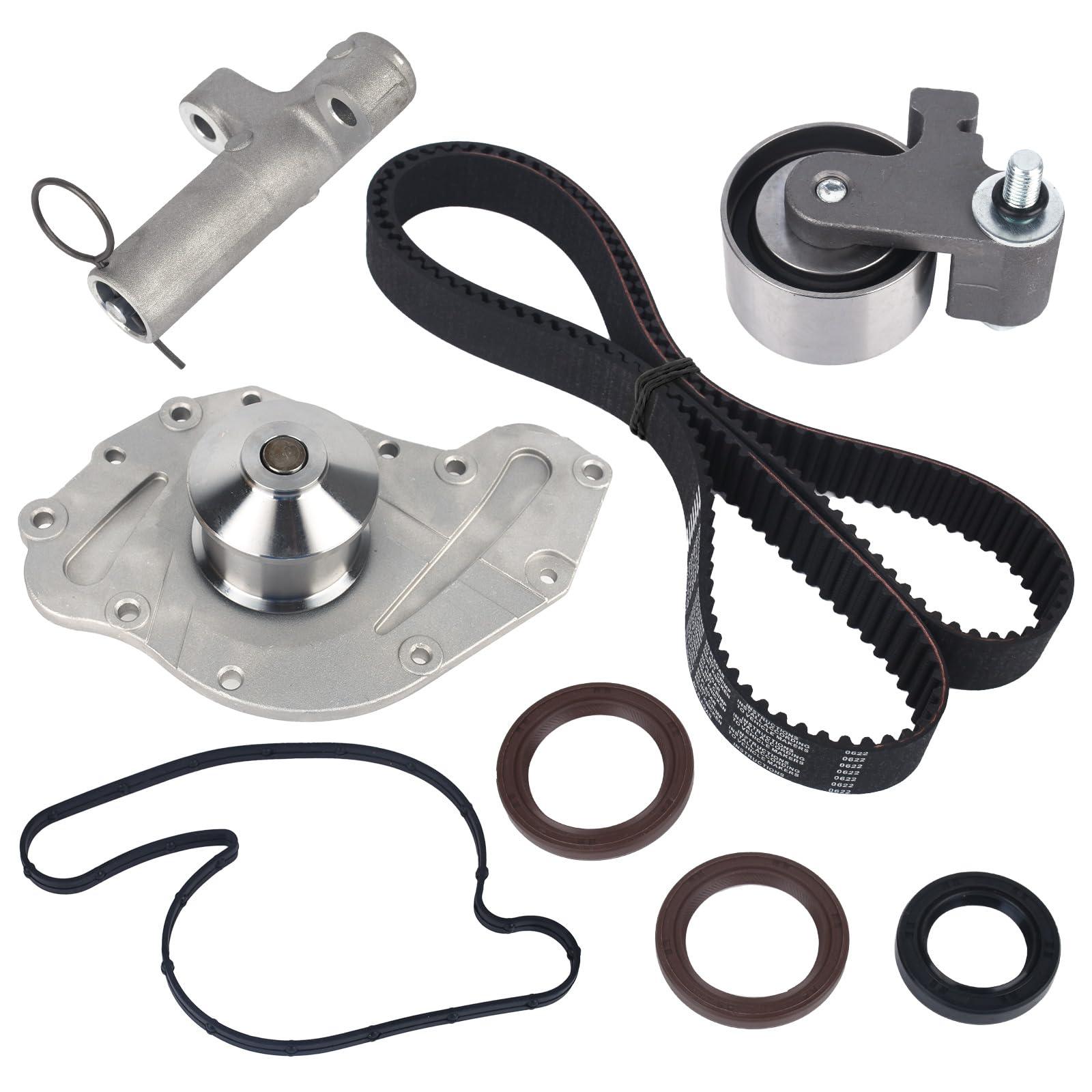 Timing Belt Kit with Water Pump for 05-10 Chrysler, 05-11 Dodge, 09-10 Volkswagen