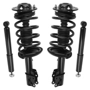 4Pcs Front & Rear Shock Absorber Assembly for 04-12 Chevy, 05-10 Pontiac, 07-09 Saturn