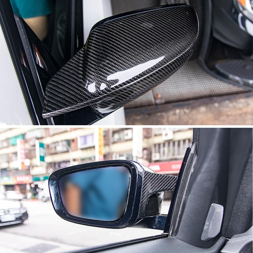 AeroBon CF Mirror Caps BMW 4 Series G22/G23/G26 (2021-2025) - close-up detail