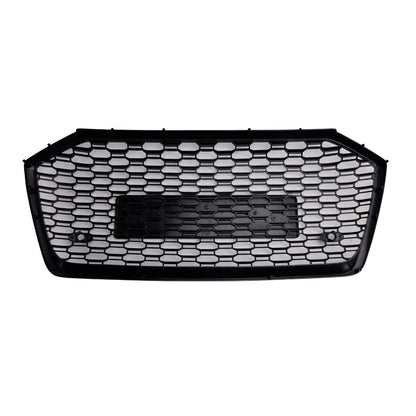 2019-2023 Audi A6 S6 RS6 Style Honeycomb Mesh Front Grille — Without ACC