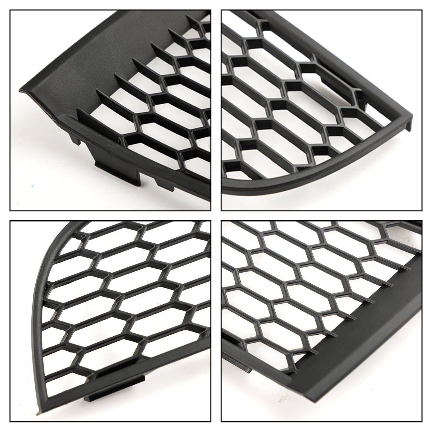 2009-2015 BMW 7 Series F01 F02 Front Bumper Lower Grille — Pair (51117903673 / 51117903674)