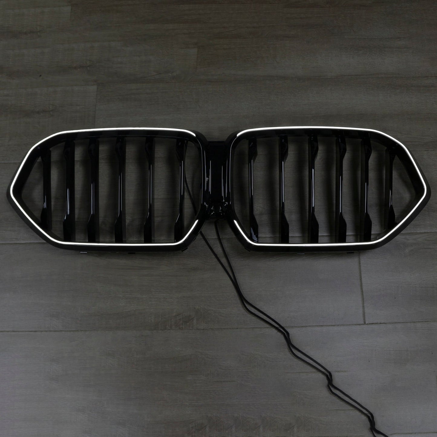 2023-2025 BMW X6 G06 M60i Black Front Bumper Grille with Camera Hole