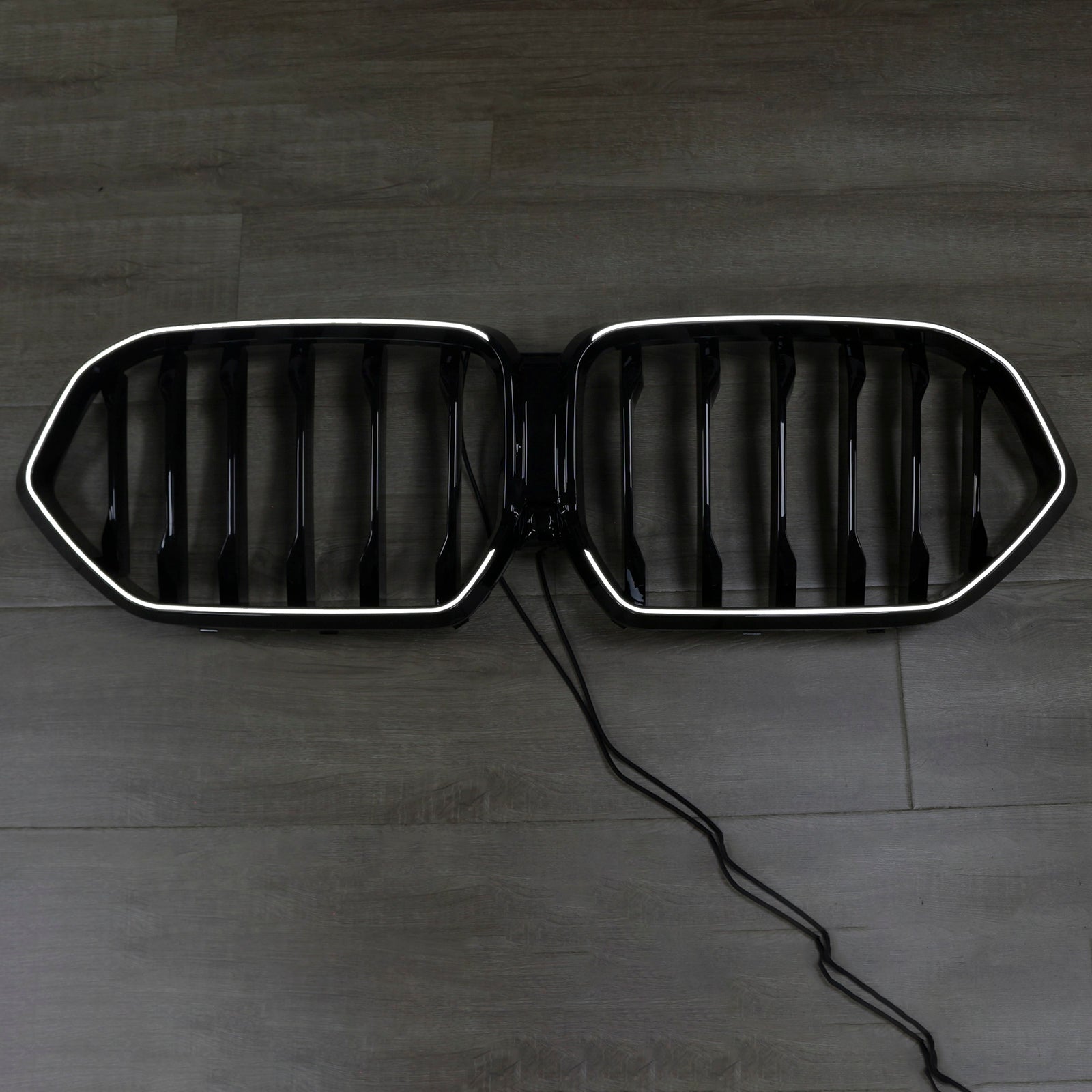 2023-2025 BMW X6 G06 M60i Black Front Bumper Grille with Camera Hole