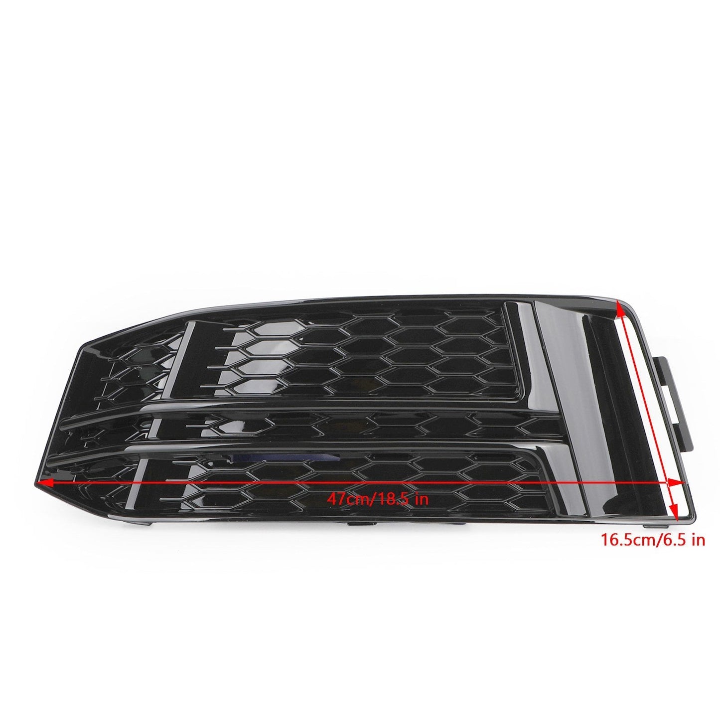 2016-2018 Audi A4 B9 S-Line Black Front Fog Light Cover Bumper Grill