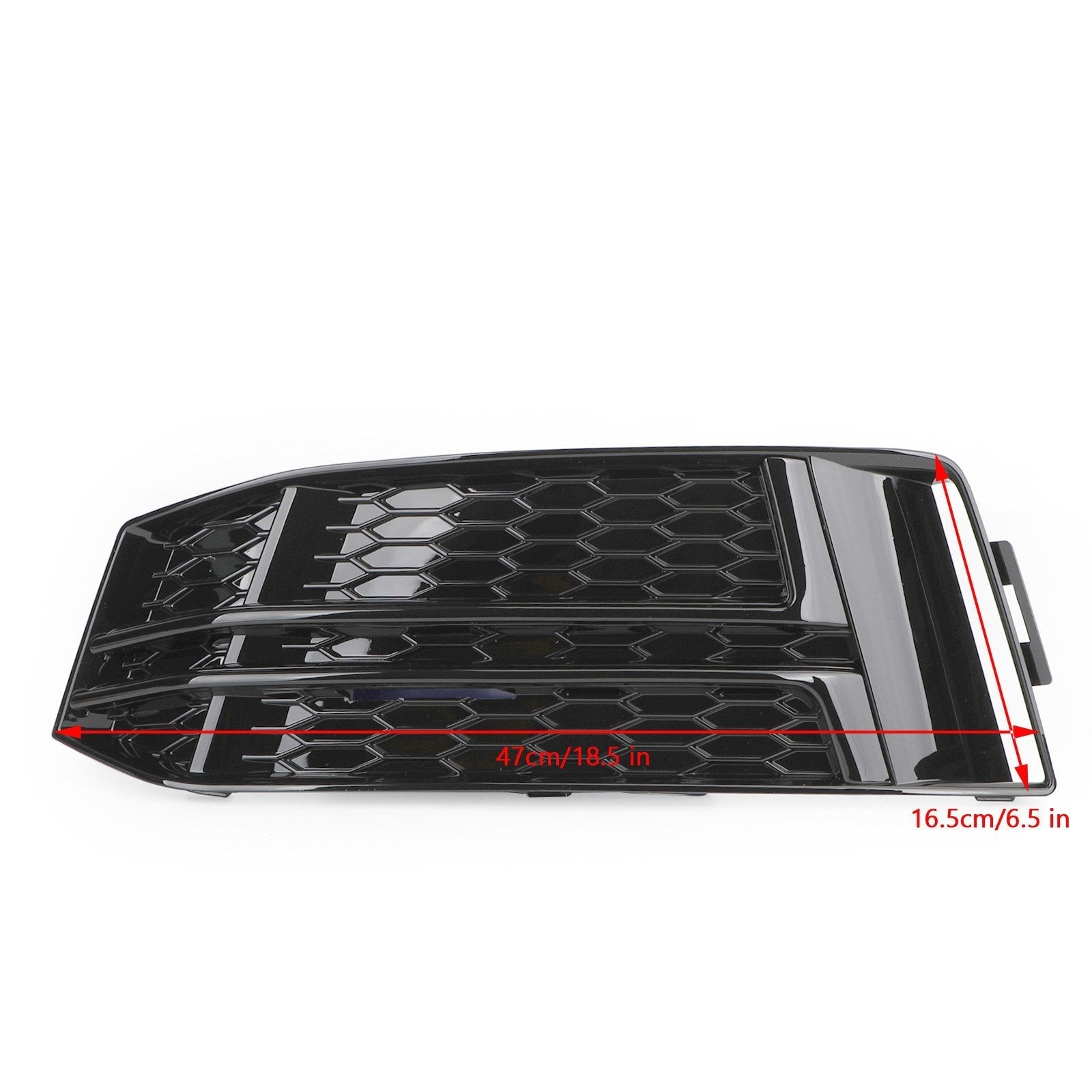 2016-2018 Audi A4 B9 S-Line Black Front Fog Light Cover Bumper Grill