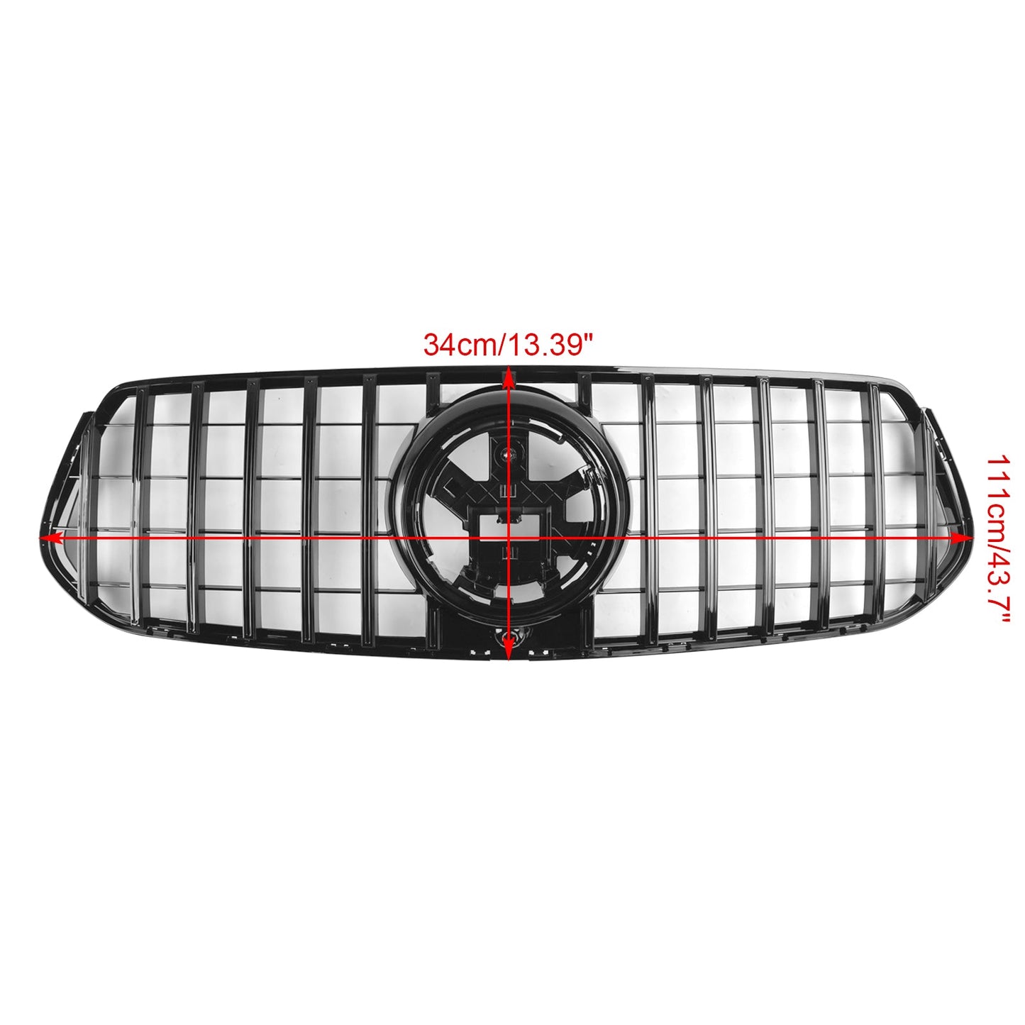 2019-2023 Mercedes-Benz GLE SUV V167 Pre-Facelift Gloss Black Front Grille