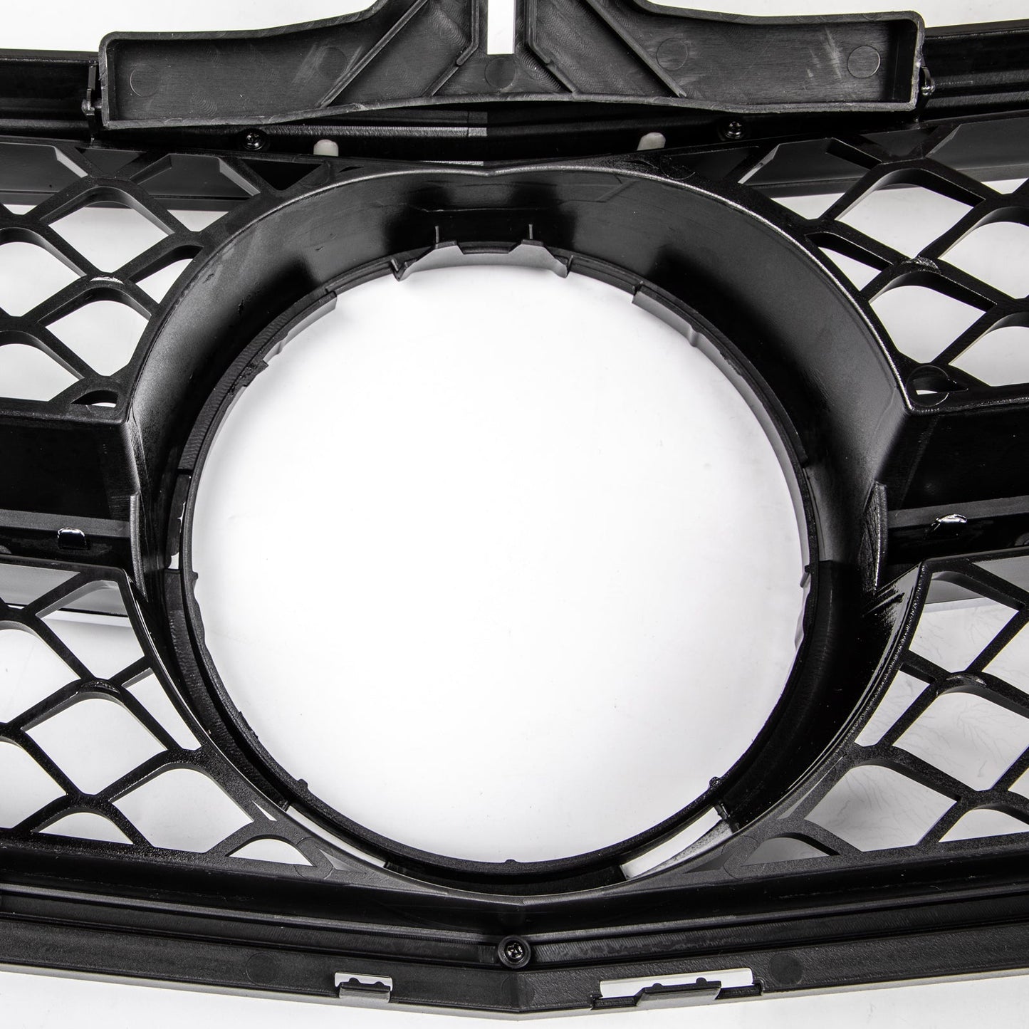 2008-2014 Mercedes-Benz C-Class W204 C300 C350 Gloss Black Chrome Front Grille