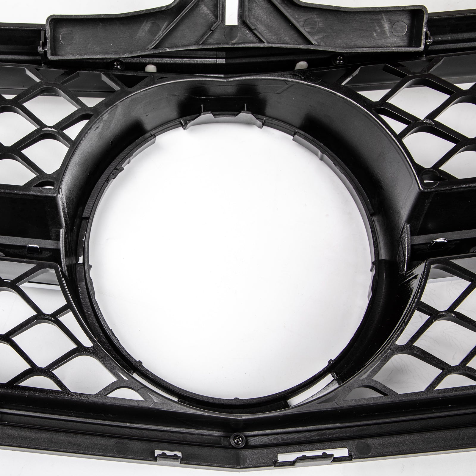 2008-2014 Mercedes-Benz C-Class W204 C300 C350 Gloss Black Chrome Front Grille