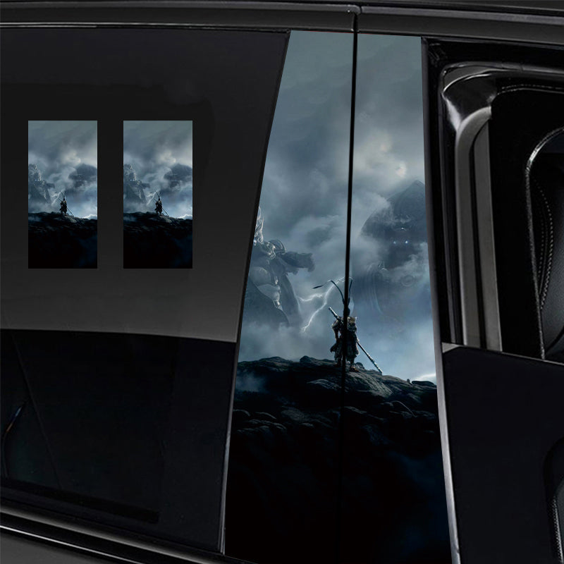 Universal Car Center B Pillar Sticker - Black Myth Wukong - OMOTOR