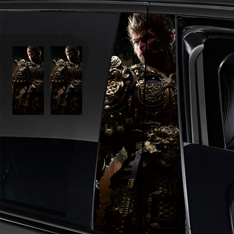 Universal Car Center B Pillar Sticker - Black Myth Wukong - OMOTOR