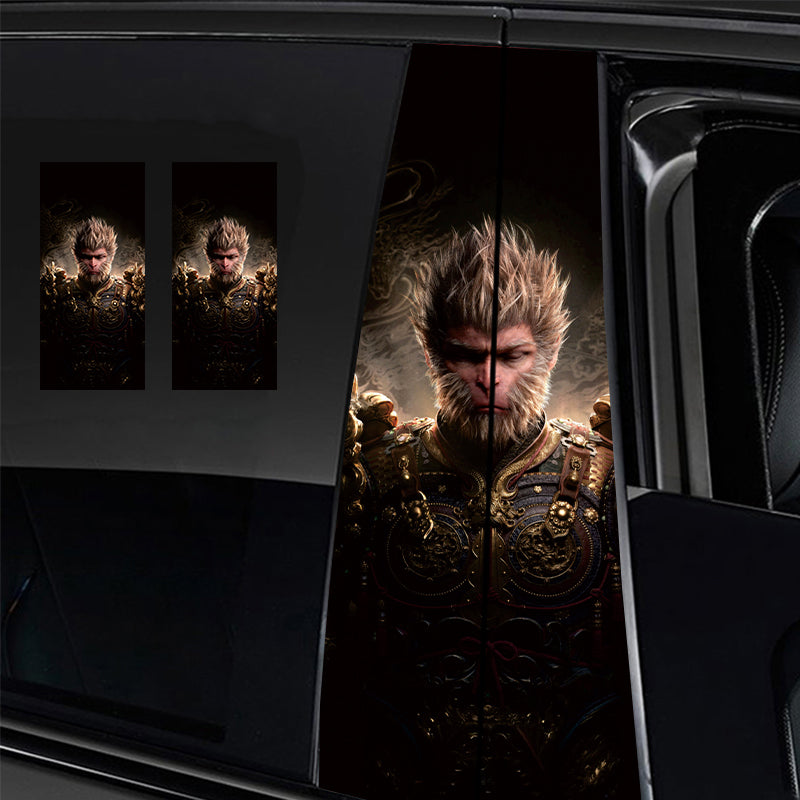 Universal Car Center B Pillar Sticker - Black Myth Wukong - OMOTOR