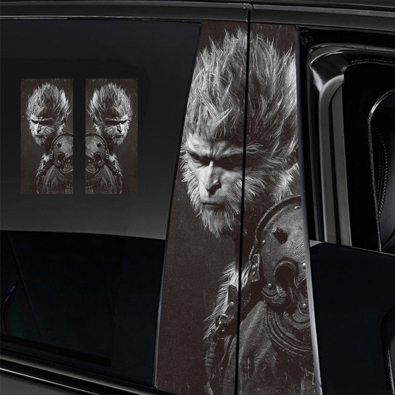 Universal Car Center B Pillar Sticker - Black Myth Wukong - OMOTOR