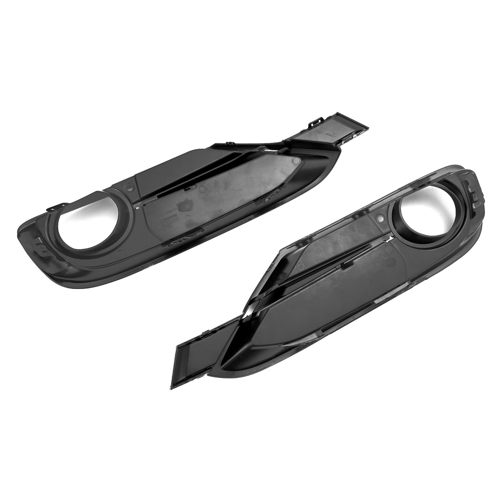 2013-2015 BMW 335i 335i xDrive Front Bumper Fog Light Grille Cover — Pair (51117300739 / 51117300740)