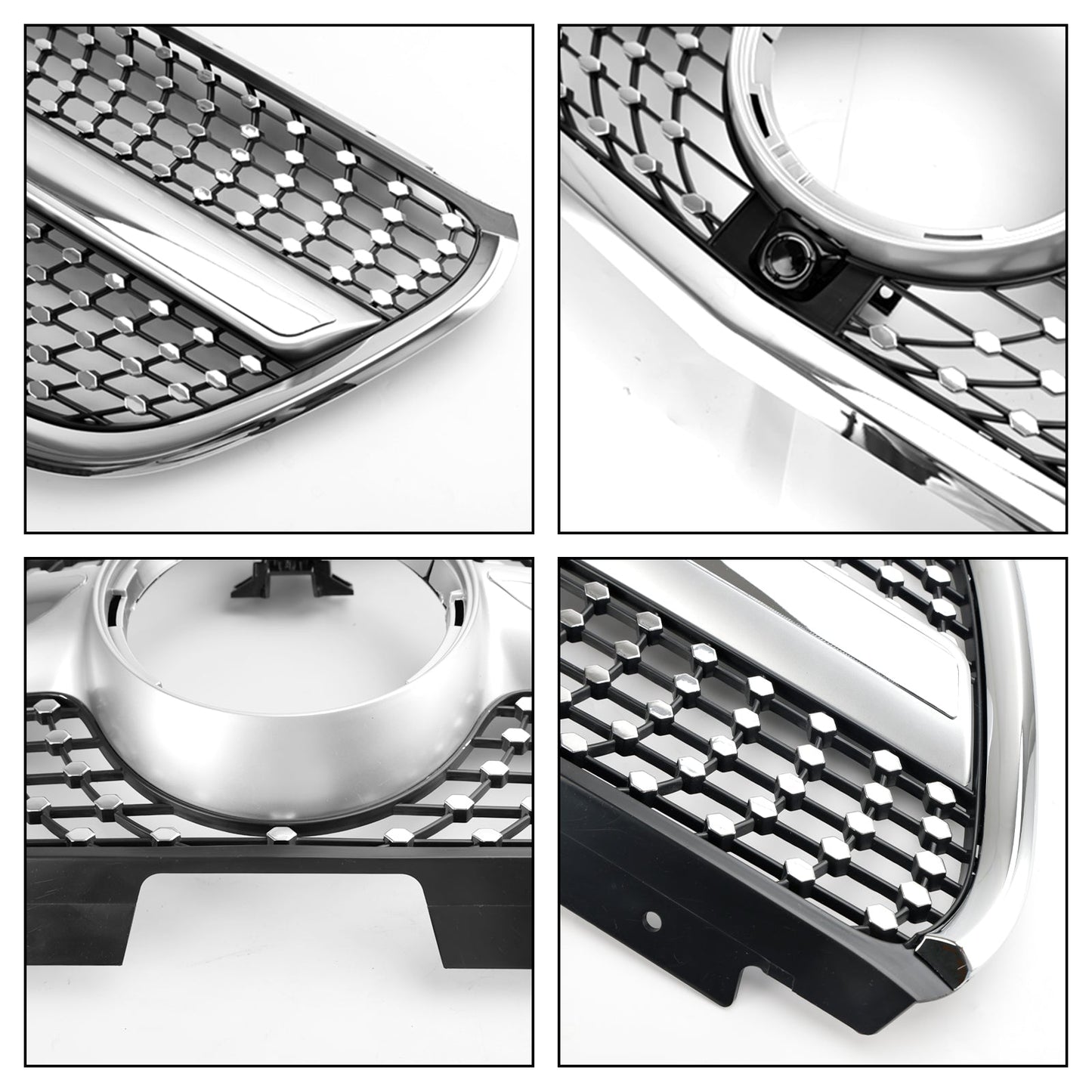 2015-2019 Mercedes-Benz Vito W447 GT Style Diamond Front Bumper Grille