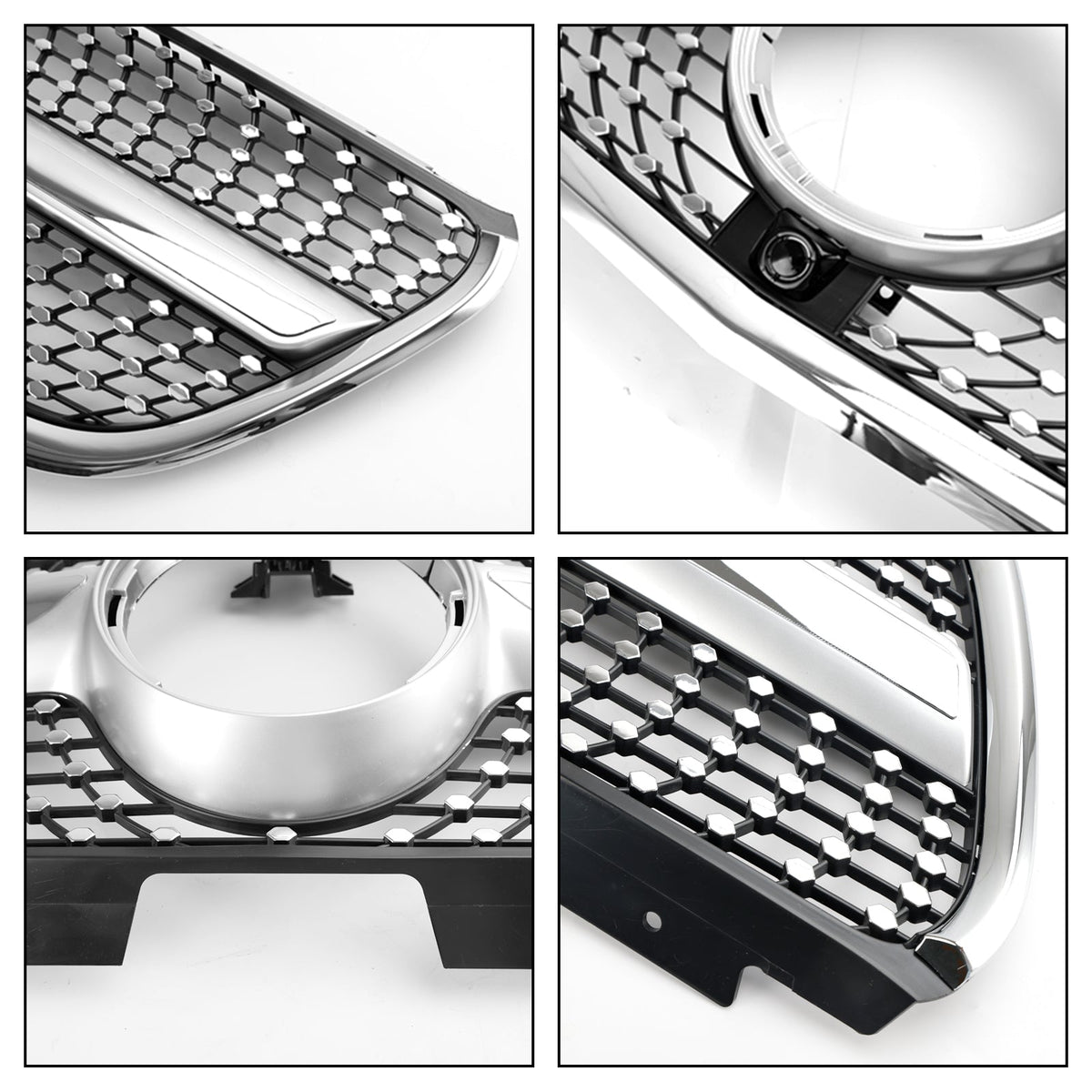 2015-2019 Mercedes-Benz Vito W447 GT Style Diamond Front Bumper Grille