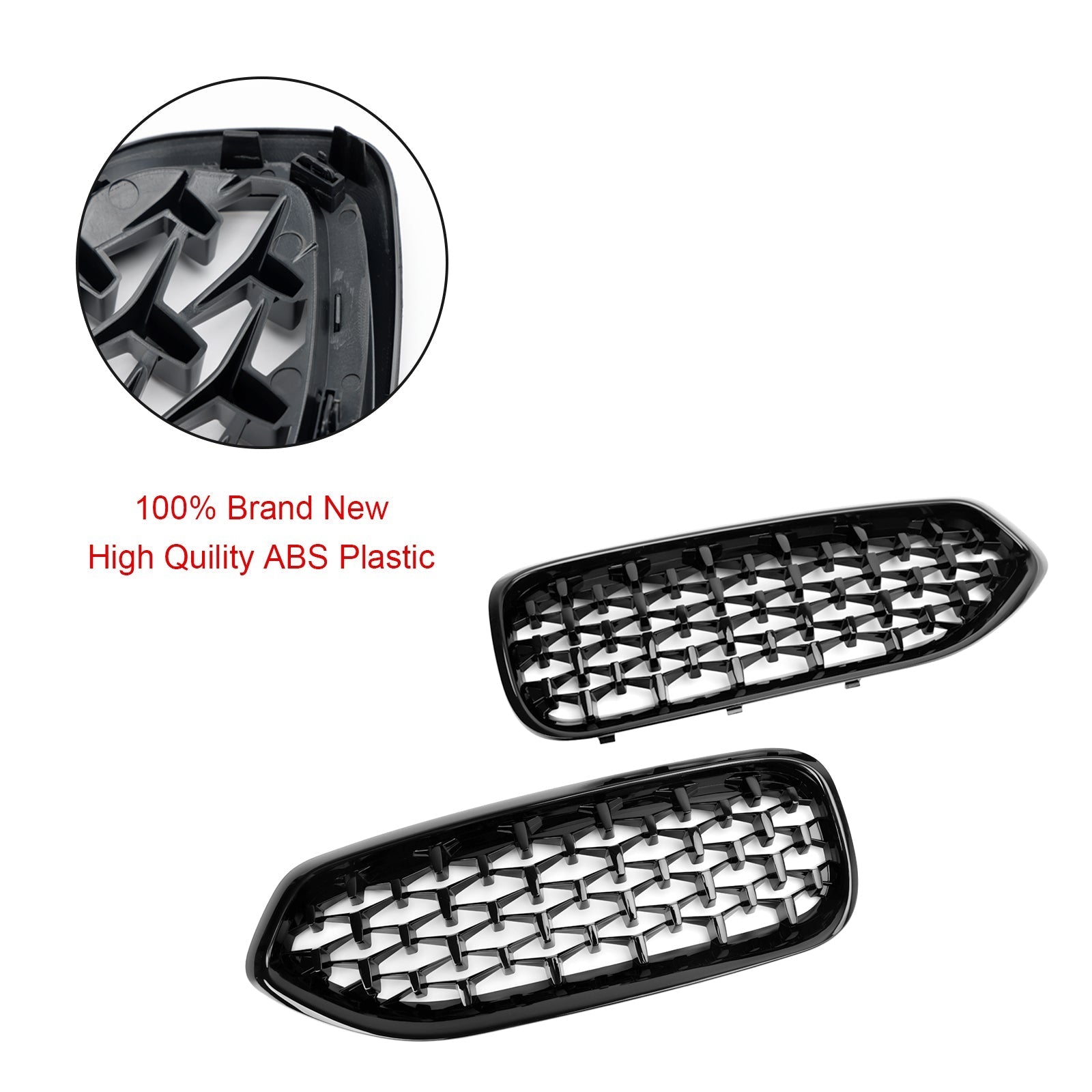 2019-2024 BMW Z4 G29 Diamond Style Gloss Black Front Kidney Grille (51138091295)