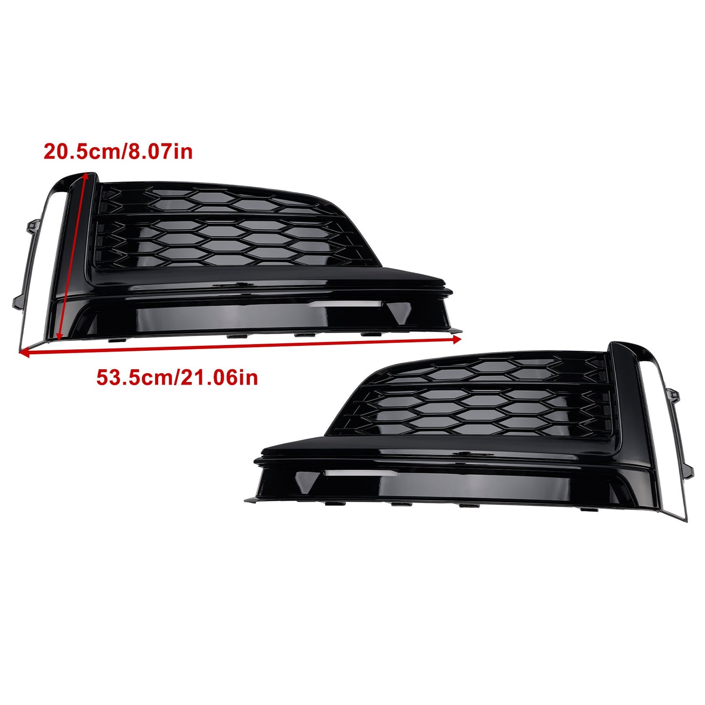 2018-2019 Audi A5 S-Line S5 Front Bumper Fog Light Grille Cover