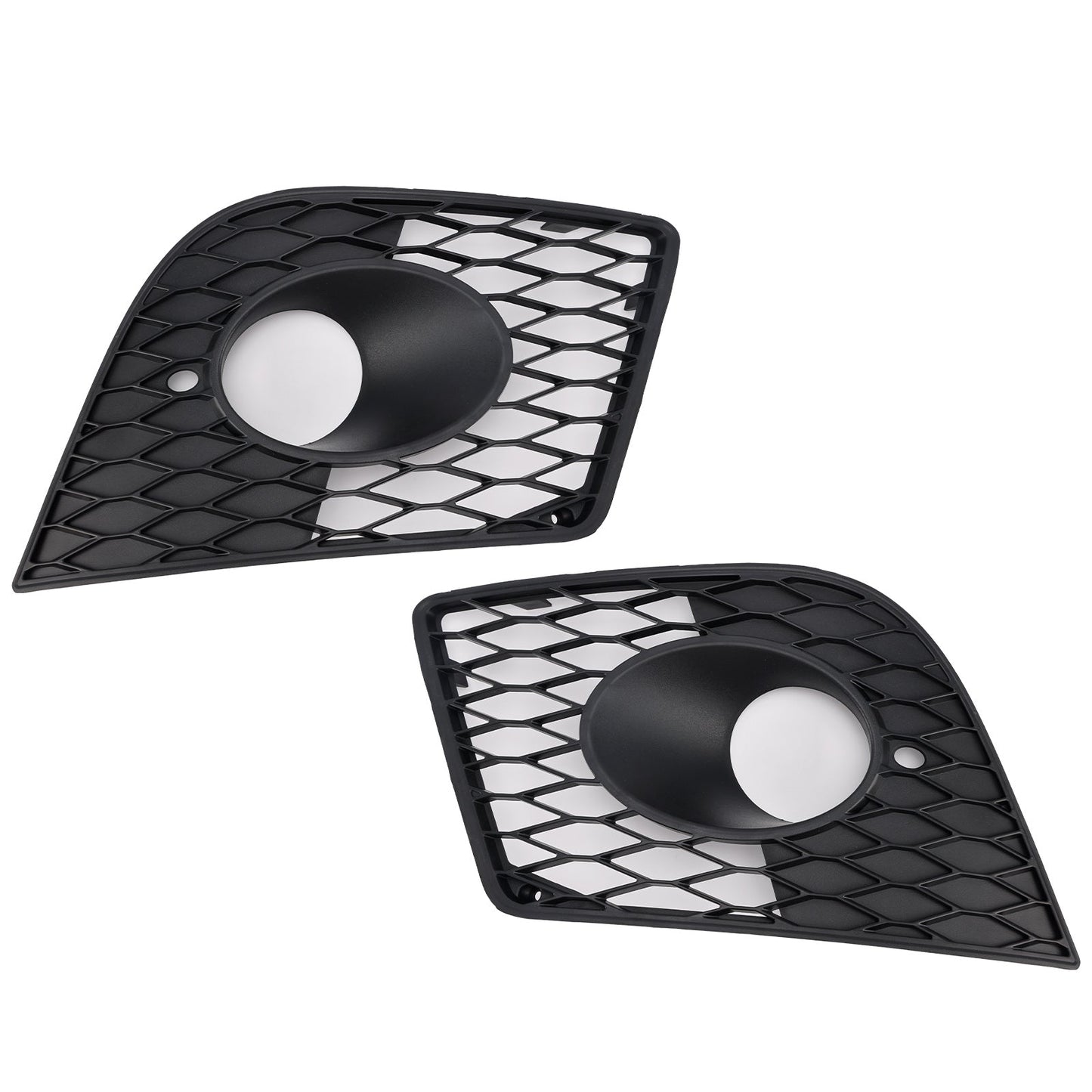 2005-2012 Seat Leon Cupra Front Bumper Fog Light Cover Grille — Pair (1P0853665C / 1P0853666C)