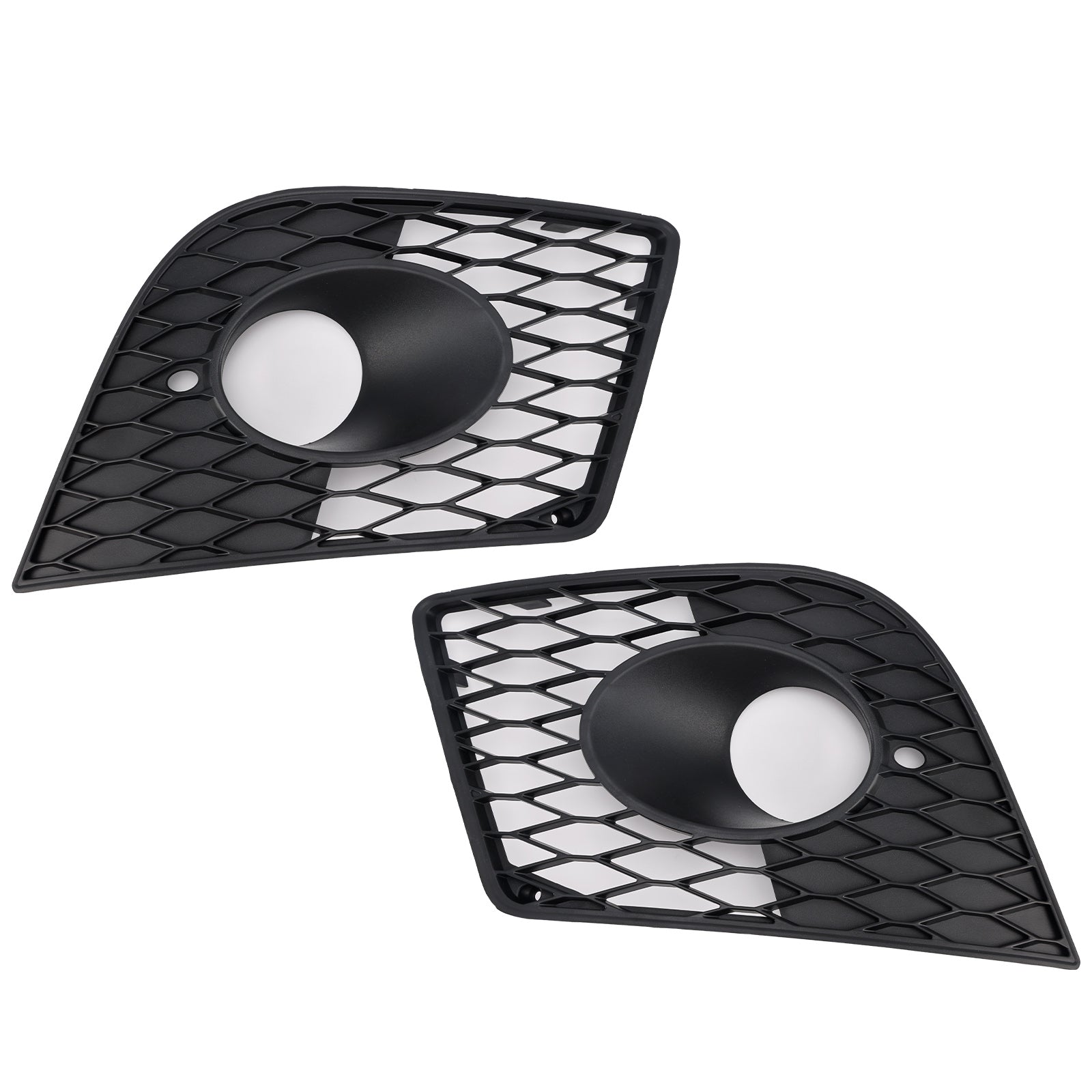 2005-2012 Seat Leon Cupra Front Bumper Fog Light Cover Grille — Pair (1P0853665C / 1P0853666C)