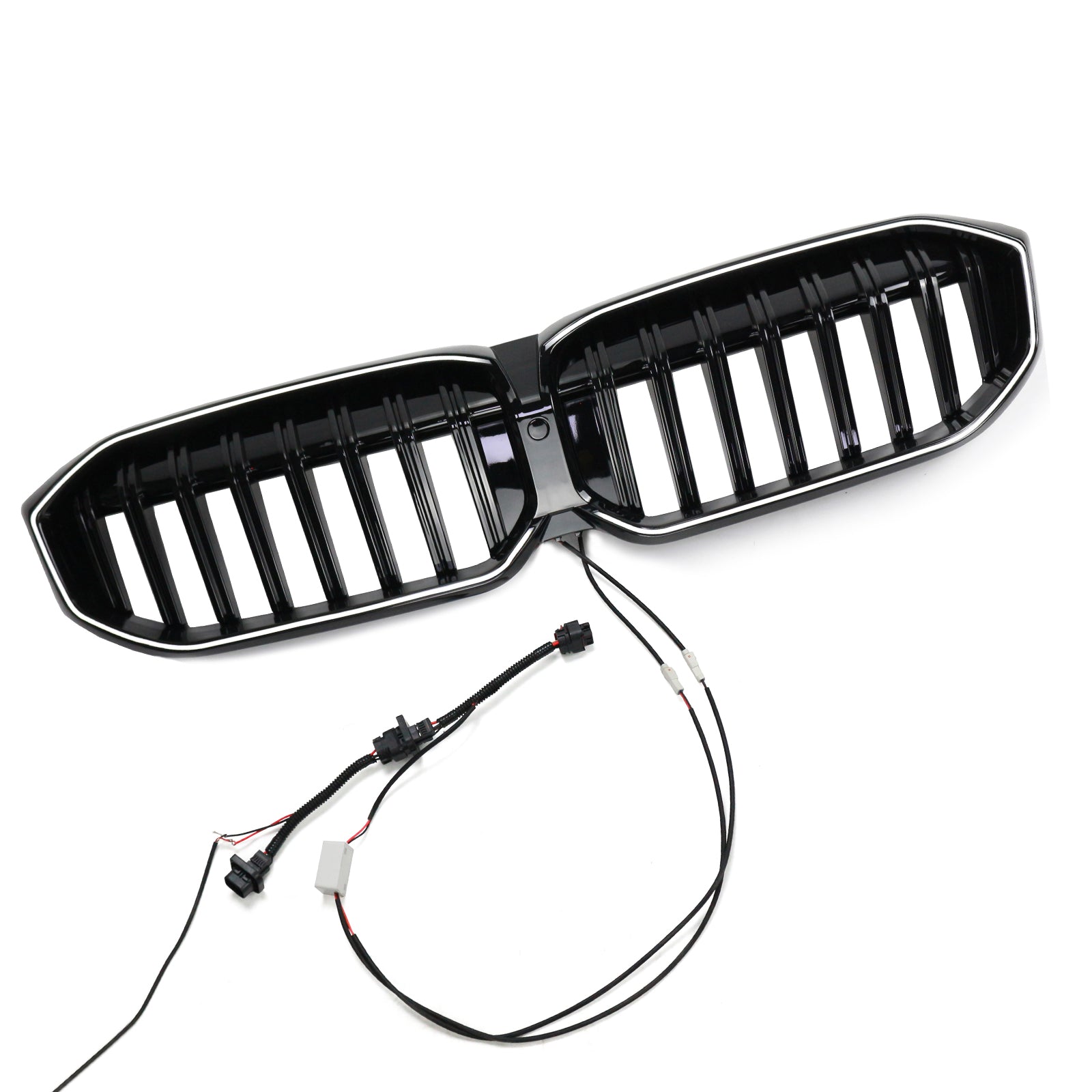2023-2024 BMW 3 Series G20 G21 G28 Gloss Black Front Kidney Grille Mesh